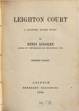 Leighton Court : a country house story