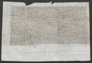 Schuldbrief des Bischofs Ludwig von Speyer gegenüber Paul Adam von Berg über 500 Gulden zu 4 Prozent.