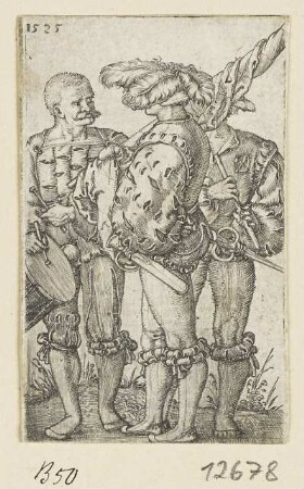 Trommler, Fähnrich und Pfeifer