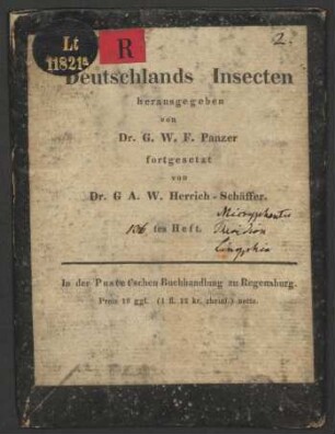 Deutschlands Insecten ... 136tes Heft.
