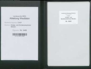 Reparatur der geistlichen Gebäude zu Steinhagen (Amt Sparrenberg, Vogtei Brackwede)