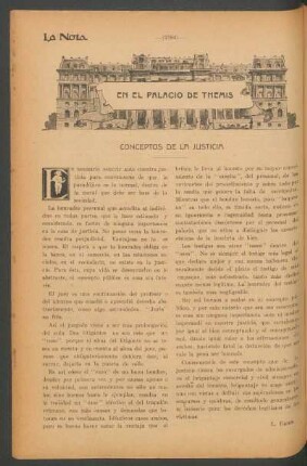 Conceptos de la justicia : En el palacio de Themis