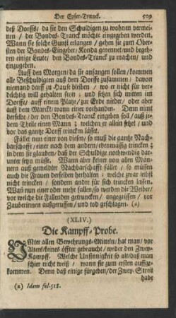 (XLIV.) Die Kampff-Probe.
