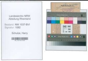 Entnazifizierung Harry Schulze , geb. 26.01.1891 (Justizinspektor)