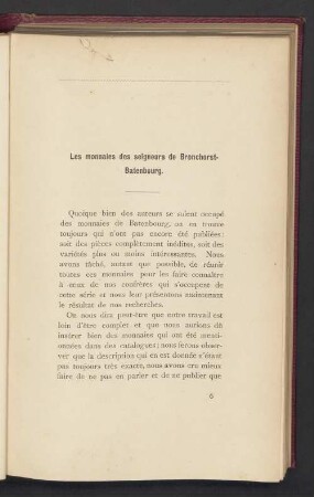 Les monnaies des seigneurs de Bronchorst-Batenbourg