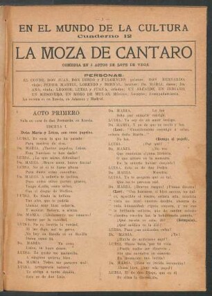 La moza de cántaro