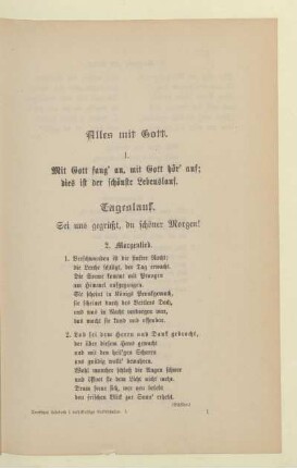 Alles mit Gott