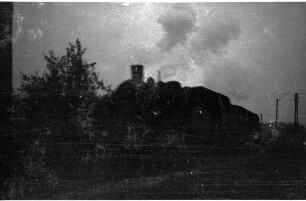 Lok 15 in der Abenddämmerung in Laucherthal