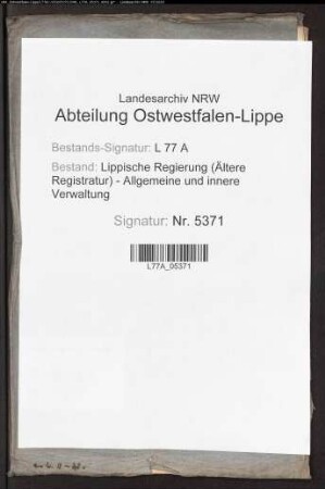 Unterstützung armer Juden - Michel Hobach zu Langenholzhausen