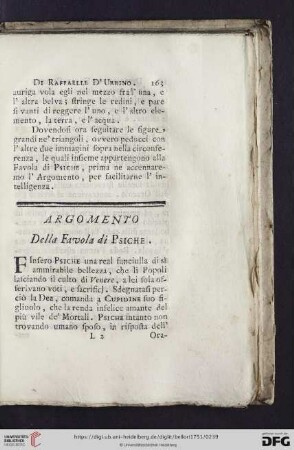 Argomento della Favola di Psiche