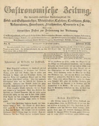 No. 6 (Februar 1842)