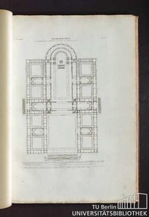 3eme. Cahier Pl. 1. Palais de Iustice. Premier grand prix proposé par l'academie en 1782 et remporté par Mr Benard.