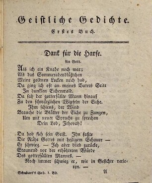 Sämmtliche Gedichte, 1