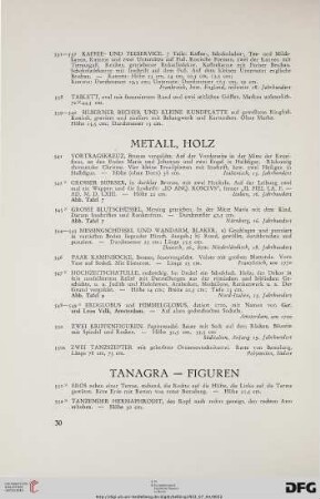 Tanagra- Figuren (Nr. 551-582)