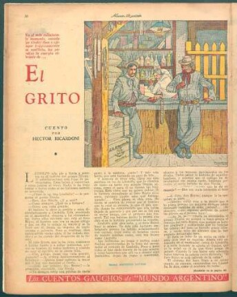 El grito : Los cuentos gauchos de "Mundo Argentino"