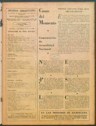 Segun la expresa declaración de los industriales panaderos de Buenos Aires, no puede bajar de cuarenta y cinco centavos el precio de un kilo de pan, en estos momentos