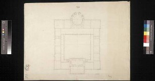 Grundriss dieses Schlosses (Cap. 6, Nr. 17, Bl. 23a)