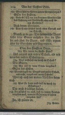 Von der fünfften Bitte