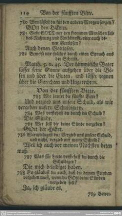 Von der fünfften Bitte