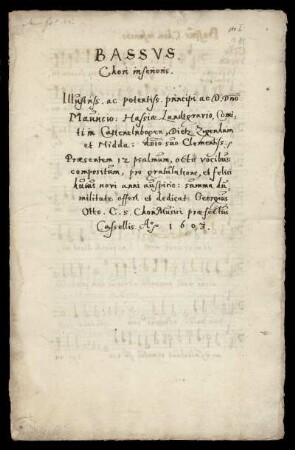 Usquequo domine : Stimmen