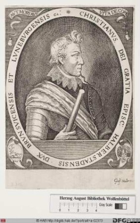 Bildnis Christian d. J., Herzog zu Braunschweig-Lüneburg und L.