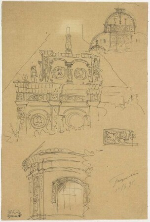 Schloss zu Freyenstein, Giebel, Turmfenster