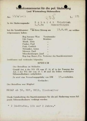 Schmidt, Friedrich