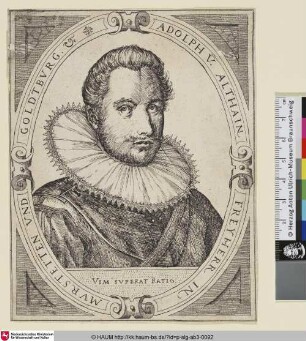 ADOLPH V[ON] ALTHAIN FREYHERR IN MURSTETTEN UND GOLDTBURG [Michael Adolf von Althann]