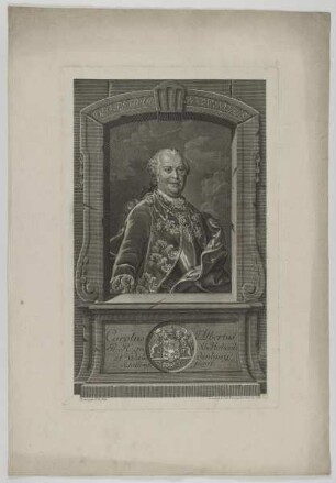 Bildnis des Carolus Albertus ab Hohenl. et Waldenburg Schillingsfürst