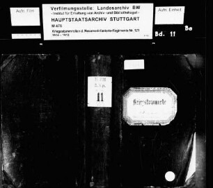 Kriegsstammrolle der 5. Kompanie
