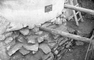 Kochendorf Kocherbrücke Baustelle Pfeilerfundament