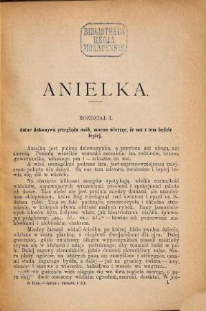 Pisma Bolesława Prusa : Wydanie Jubileuszowe, 3