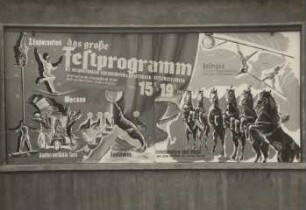 Circus Barlay - Großflächenwerbung, ohne Ortsangabe, 1953-1954