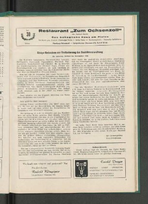 Einige Gedanken zur Veränderung der Bezirksverwaltung