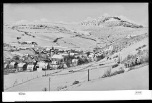 Altenberg-Geising im Winter mit Geisingberg