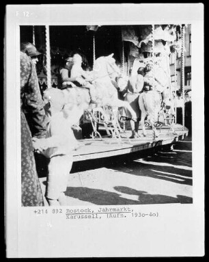 Rostock, Jahrmarkt, Karussell