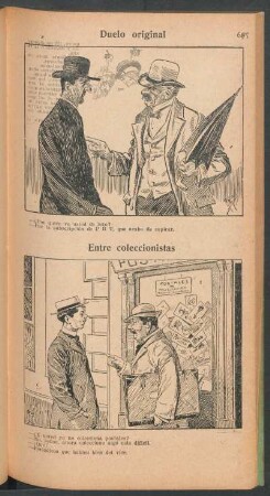 Duelo original [y] Entre coleccionistas - [Viñetas cómicas]