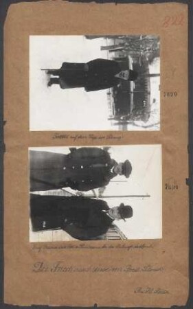 Graf Czernin und Exz. v. Kühlmann bei der Ankunft in Brest