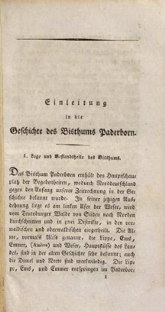 Geschichte des Bisthums Paderborn. 1