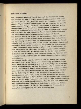 Ziele und Aufgaben