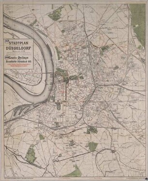 Stadtplan von Düsseldorf