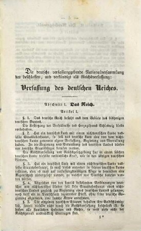 Verfassung des Deutschen Reiches