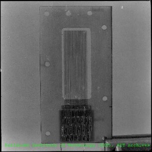 Prototyp eines Detektorteils der Entwicklungsabteilung Kernmaterialsicherheit (EKS)