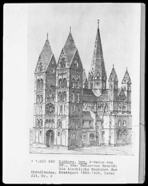 Der Limburger Dom in Limburg an der Lahn