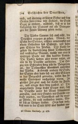 724-728, Die Tuerken saeumten sich auch nicht, den ...