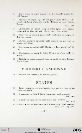 Verrerie ancienne (Nr. 63)