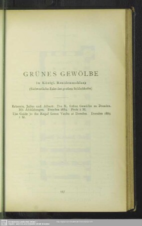 Grünes Gewölbe im Königl. Residenzschloss