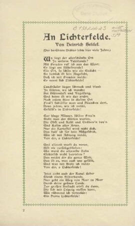 An Lichterfelde