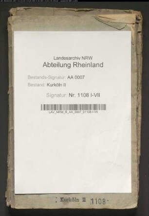 Status und Rechnungen der 1741-1748 ausgeschriebenen Simpla