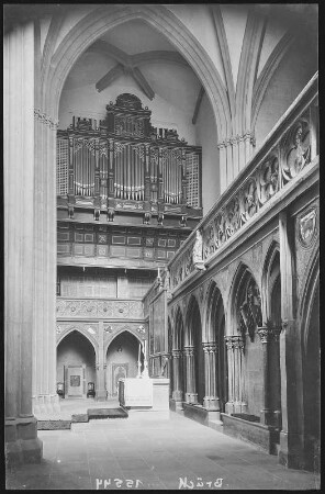 Meißen. Dom , Lettner und Orgel